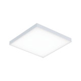 Square white LED ceiling light with slim design for modern indoor lighting solutions