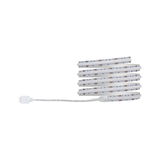 Witte LED-lichtstrip met aansluitkabel, flexibele RGB-stripverlichting voor binnen