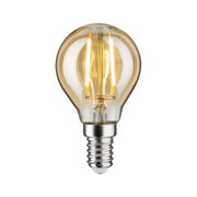 LED-lamp met E14-fitting en amberkleurig glas voor warm licht in huis