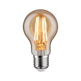 Retro LED light bulb with warm white glow and E27 base for energy-efficient lighting