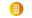 White remote control icon on orange-yellow background for lighting control