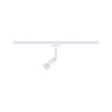 Spot LED blanc en métal sur rail pour un éclairage intérieur flexible