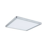 Quadratische LED-Deckenleuchte mit silbernem Aluminiumrahmen für modernes Raumlicht