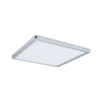Quadratische LED-Deckenleuchte mit silbernem Aluminiumrahmen für modernes Raumlicht