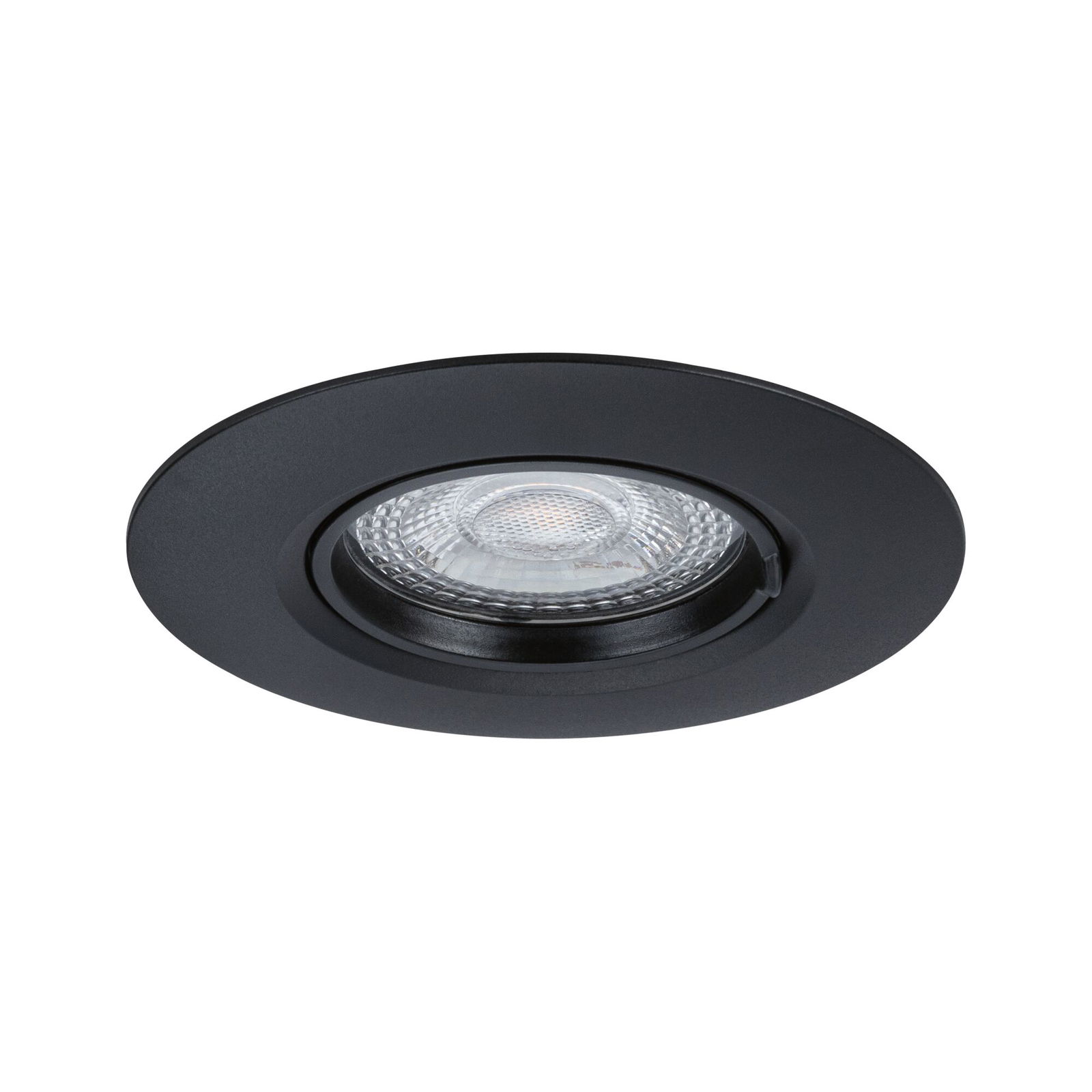 Recessed luminaire 10 pack Rigid round 90mm GU10 max. 10x10W 230V dimmable Black