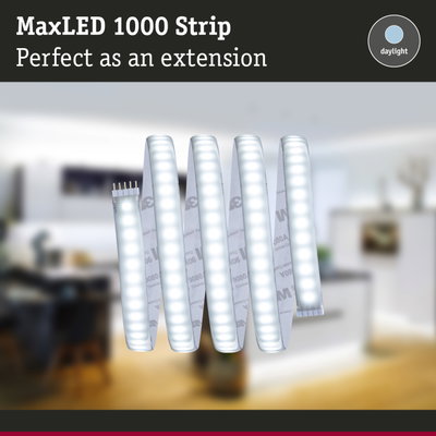 MaxLED 1000 daylight LED strip perfect as an extension for home lighting solutions