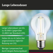 LED-Glühbirne mit längerer Lebensdauer, 3,5x länger als herkömmliche Lampen, energiesparende Beleuchtung