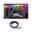 EntertainLED Tuyau LED Black Neon 3m 5W 84 LEDs/m RGB+ Bande lumineuse LED noire colorée, flexible pour installation gaming et décoration murale RGB.
