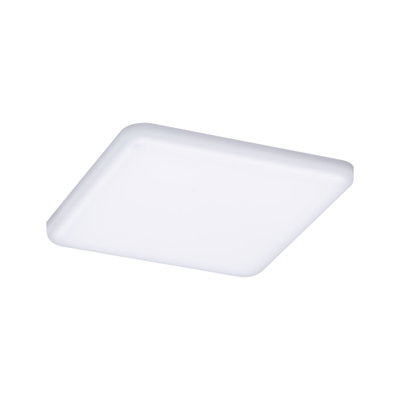 Plafonnier LED carré blanc en plastique pour un éclairage moderne
