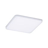 Square white LED ceiling light made of plastic for modern room lighting