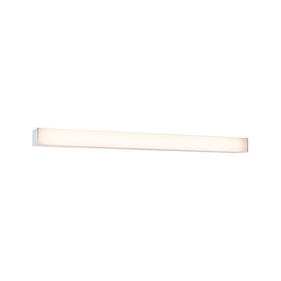 Slim white LED wall light with aluminum frame for modern home lighting and energy-efficient illumination