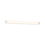 Slim white LED wall light with aluminum frame for modern home lighting and energy-efficient illumination