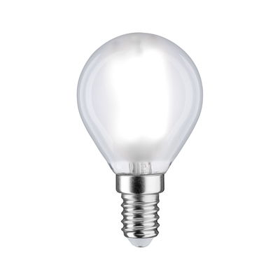 Small LED bulb with E14 base and clear glass for energy-efficient lighting