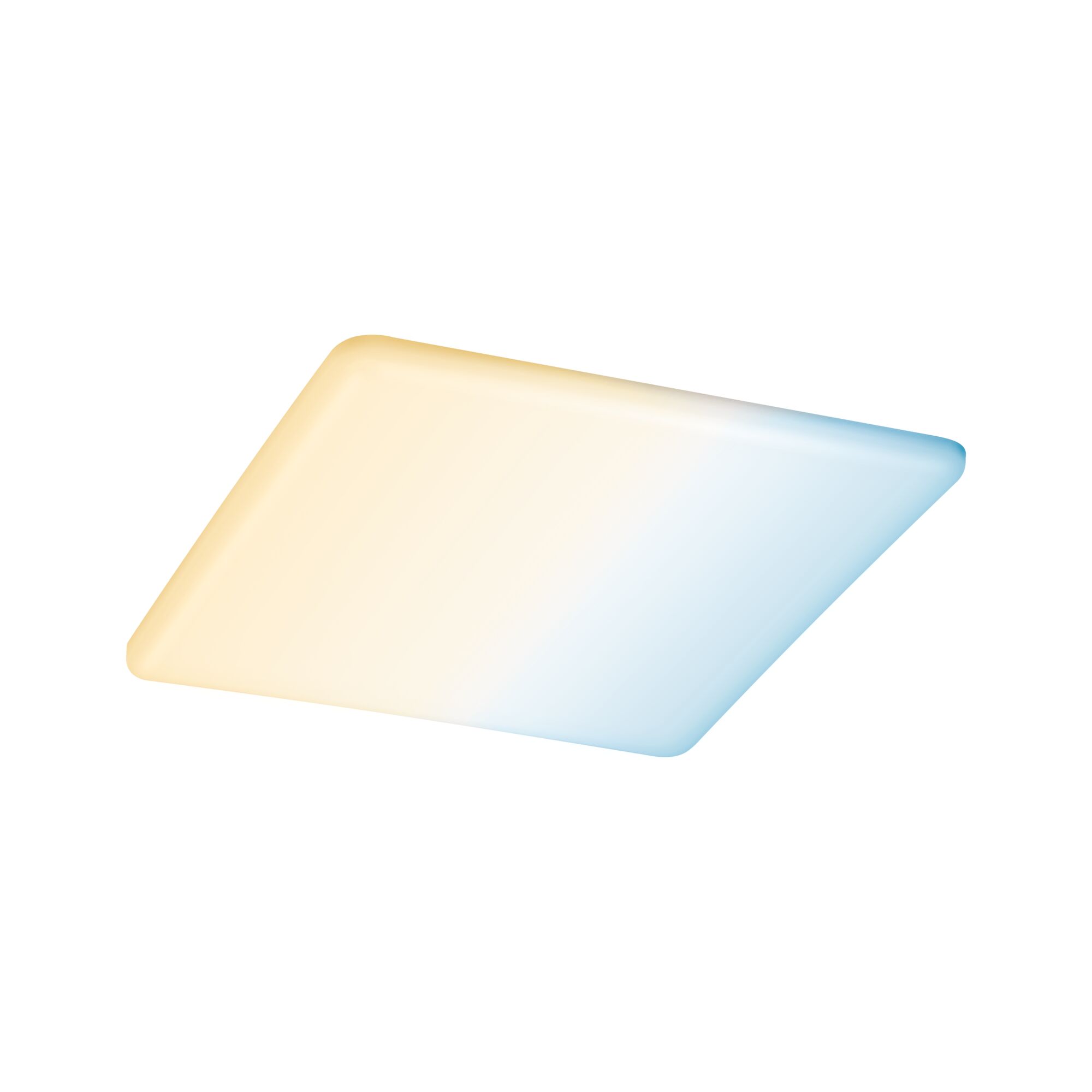 Rectangular LED ceiling light with warm and cool white light for modern room illumination