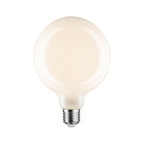 Runde LED-Glühbirne mit milchigem Glas und E27-Fassung für energiesparende Beleuchtung
