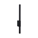 Slim black aluminum wall light with modern design for stylish indoor lighting