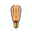 Inner Glow Edition Ampoules LED Ampoule intérieure torsadée E27 230V 120lm 3,6W 1800K gradable Doré Ampoule LED vintage avec lumière ambre chaude et filament en spirale en verre pour éclairage décoratif