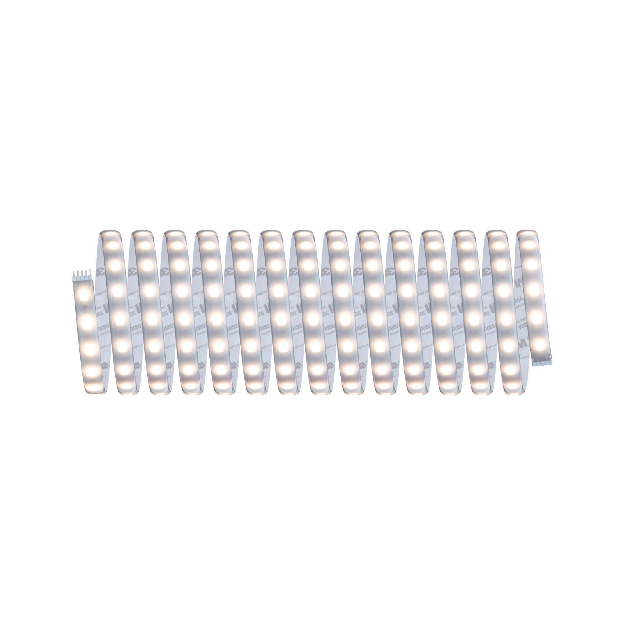 Bande LED flexible avec lumière blanc chaud et matériau transparent pour un éclairage polyvalent
