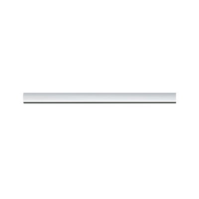 Slim white LED strip made of plastic for modern indoor lighting and energy-efficient illumination.