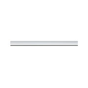 Slim white LED strip made of plastic for modern indoor lighting and energy-efficient illumination.