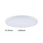 Panneau LED rond blanc de 20 mm de hauteur et 300 mm de diamètre pour éclairage de plafond économique