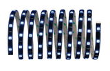 Bande LED flexible avec LEDs blanches et dos autocollant pour éclairage polyvalent.