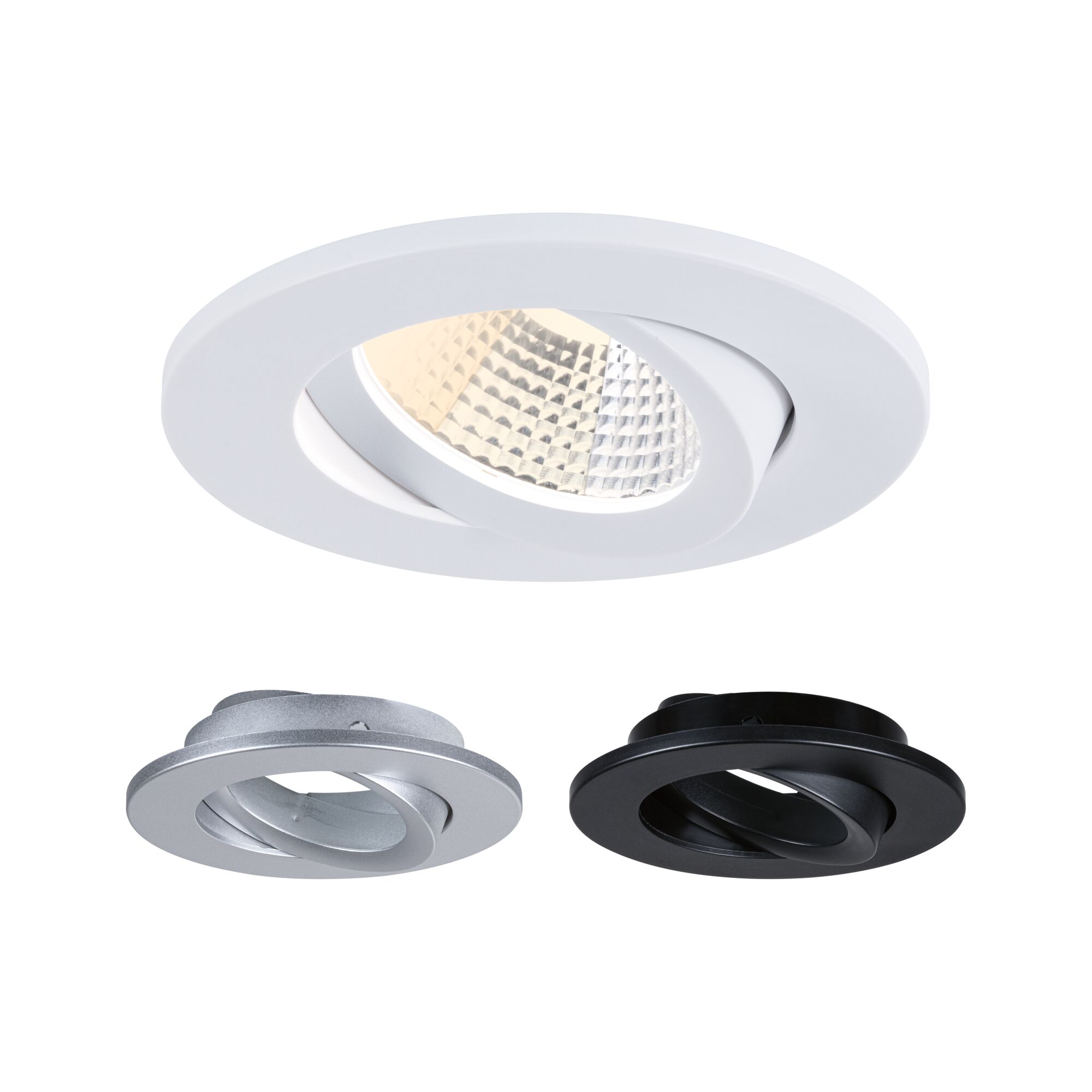 LED Einbauleuchte White Select Viona Einzelleuchte IP65 rund 85mm 25° 6W 520lm 230V White Select Schwarz matt/Weiß matt/Chrom matt LED Einbauleuchte White Select Viona Einzelleuchte IP65 rund 85mm 25° 6W 520lm 230V White Select Schwarz matt/Weiß matt/Chrom matt