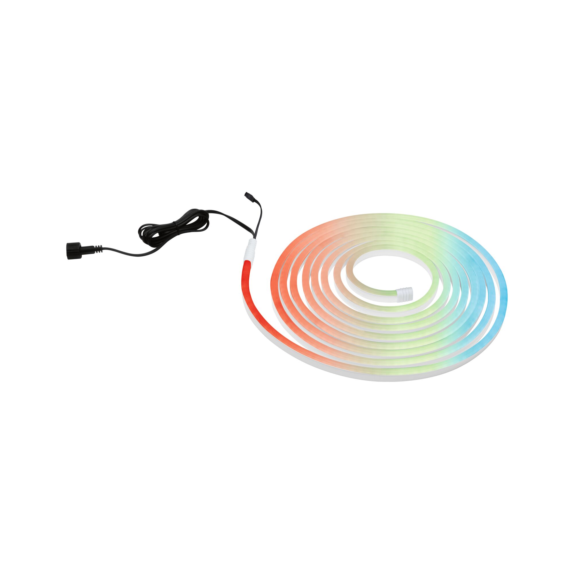 Bande LED flexible multicolore avec câble de connexion pour éclairage décoratif et d'ambiance