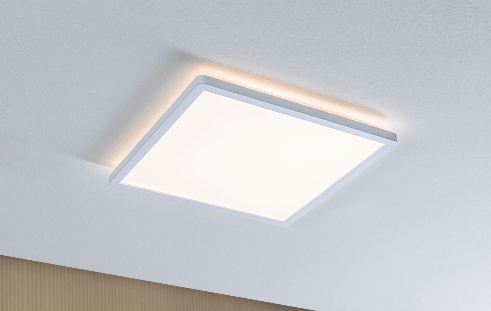LED Panel Atria Shine Backlight IP44 eckig 293x293mm 16W 1600lm 3000K Weiß