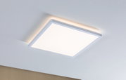 Moderne firkantet hvid LED-loftlampe med indirekte belysning til opholdsrum