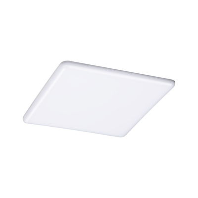 Plafonnier LED carré blanc en plastique pour éclairage moderne intérieur