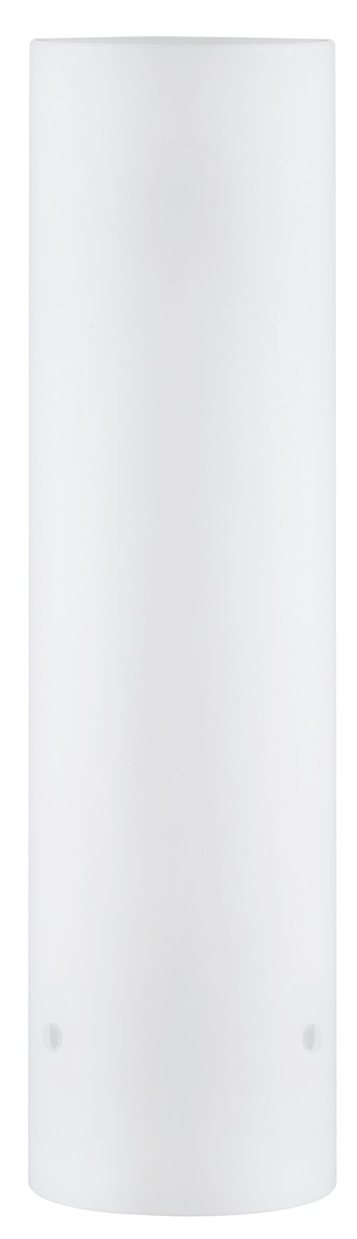 Cylindrical white glass lampshade for modern LED ceiling lights