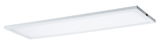 Plat rechthoekig wit LED-paneel met aluminium frame voor moderne verlichting