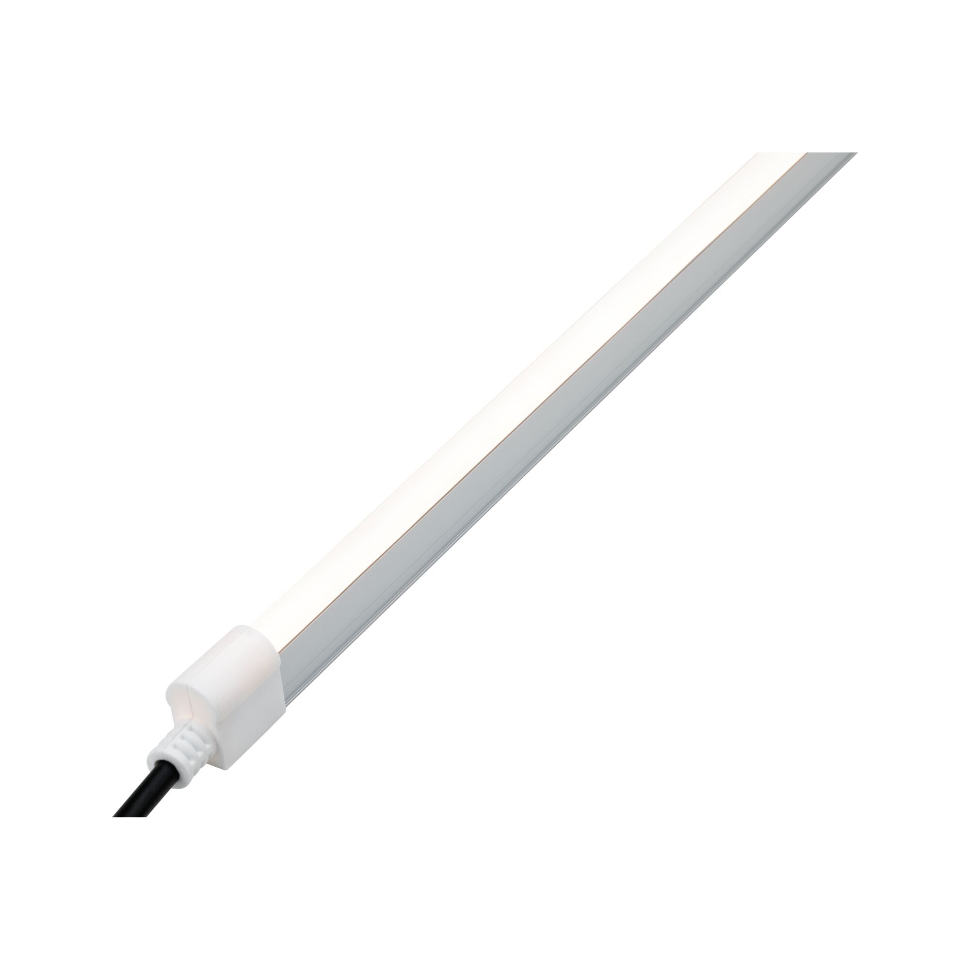 Slanke witte LED-lichtbalk met stroomkabel, energiezuinige binnenverlichting