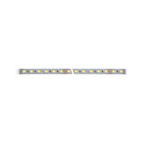 Flexibler LED-Streifen mit warmweißen LEDs auf silberner Platine für dekorative Beleuchtung