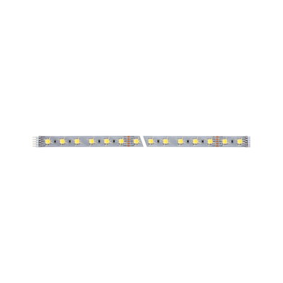 Flexibele LED-strip met warmwitte LEDs op zilveren printplaat voor decoratieve verlichting