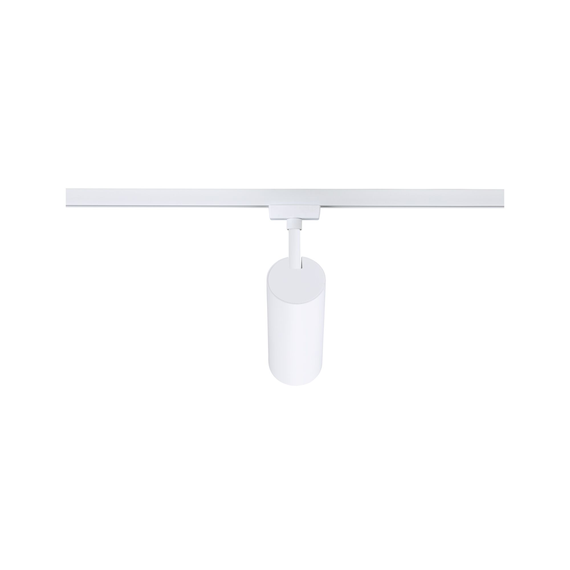 Weißer LED-Strahler aus Metall für Schienensysteme, modernes Design für Akzentbeleuchtung