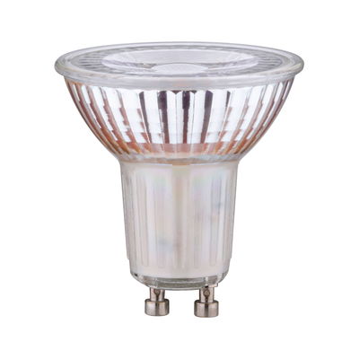 Heldere glazen LED-reflector lamp met GU10-fitting, energiezuinige LED-lamp voor woonverlichting
