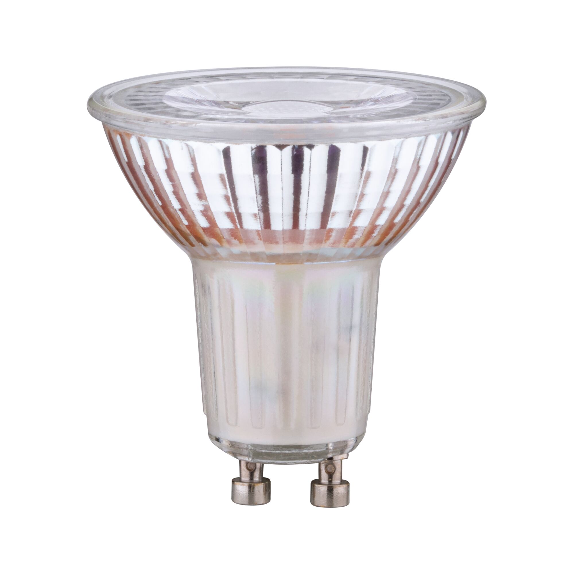 Clear glass LED reflector bulb with GU10 base, energy-saving LED lamp for home lighting