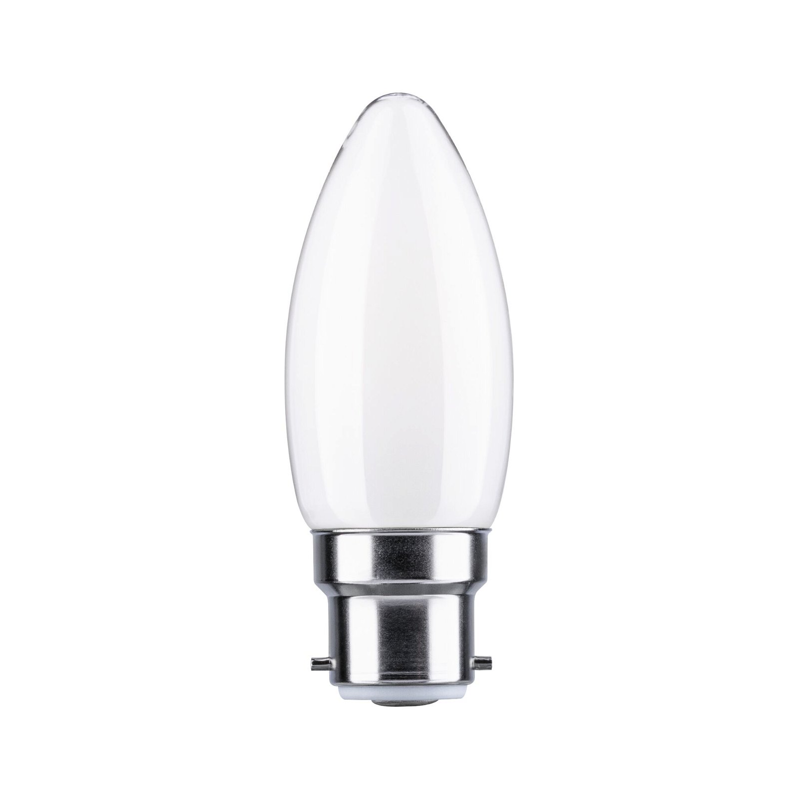 230 V Standard LED Candle B22d 470lm 4,7W 2700K dimmable Opal