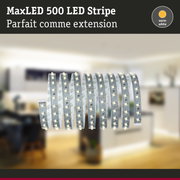 Bande LED MaxLED 500 lumière blanc chaud, éclairage LED flexible pour intérieur