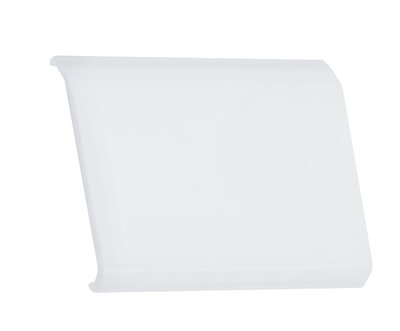 Profil de couverture en plastique blanc à surface lisse pour bandes LED et systèmes d'éclairage