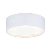 Runde weiße LED-Deckenleuchte mit mattem Diffusor für modernes Raumlicht