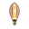 Inner Glow Edition Ampoule LED Ampoule intérieure sphérique E27 230V 230lm 4W 1800K Doré Ampoule LED lumineuse en verre ambré avec tige lumineuse décorative pour éclairage d'ambiance