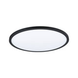 Ronde LED-plafondlamp met zwarte rand en witte diffuser voor moderne verlichting