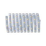 Flexible LED strip light with transparent silicone coating for versatile lighting applications