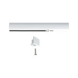 Lampe LED blanche sous meuble avec support et vis pour éclairage de cuisine polyvalent