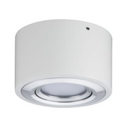 Rund hvid LED-loftslampe med aluminiumsring til moderne indendørs belysning