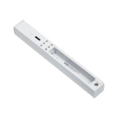 Boîtier en plastique blanc avec trous de montage pour bandes LED, accessoire d'éclairage LED