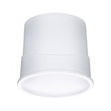 Round white LED recessed light made of plastic for modern indoor lighting